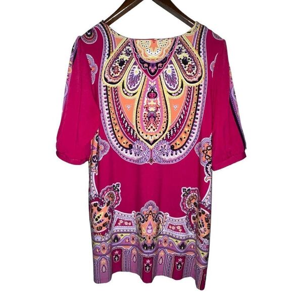 Geneology Mod Print Mini Dress - Picture 2 of 9